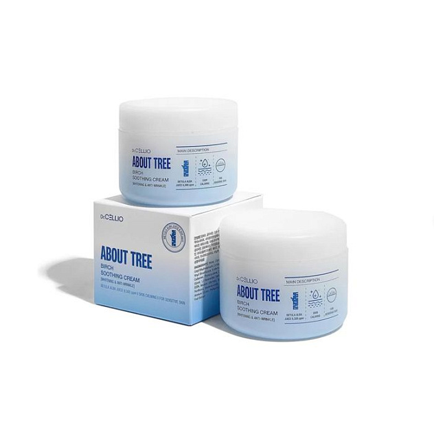 Крем для лица Dr.CELLIO ABOUT TREE BIRCH SOOTHING успокаивающий